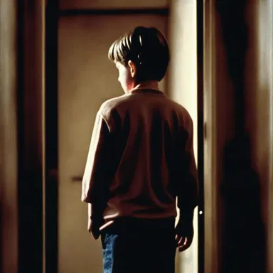 The protagonist in the horror movie had a sixth sense and could foresee the acts of the serial killer.