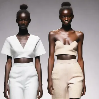 The fashion designer sagely chose to use eco-friendly materials for her latest collection.