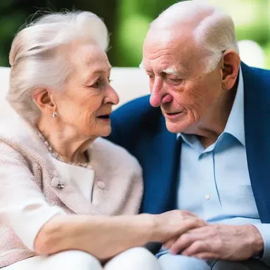 The wise old couple sagely shared their secrets for a long-lasting and fulfilling relationship.