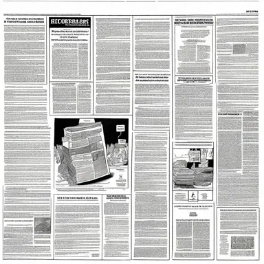 I was excited to browse through the comics section of the newspaper, but all I found were dull political cartoons and classified ads; total bumf!