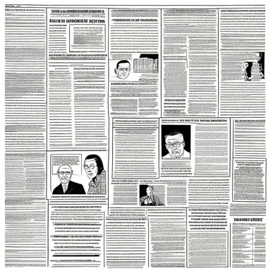 I was excited to browse through the comics section of the newspaper, but all I found were dull political cartoons and classified ads; total bumf!