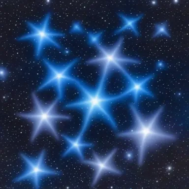 In Greek mythology, the Pleiades constellation is formed by a cluster of seven sisters.