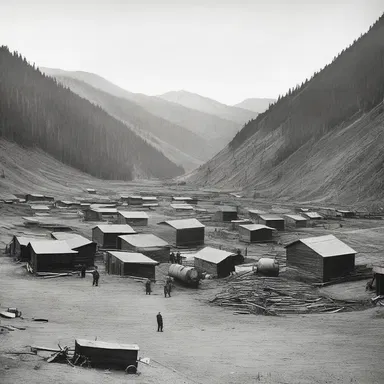 During the gold rush, the mining camps became a home away from home for thousands of fortune seekers.