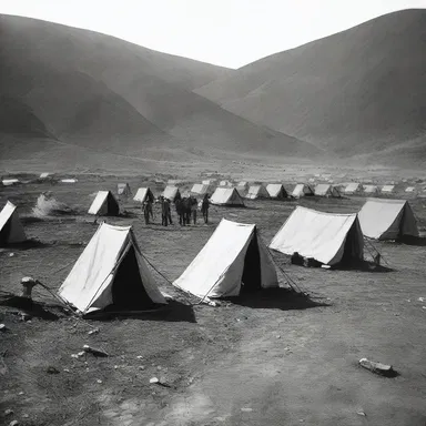 During the gold rush, the mining camps became a home away from home for thousands of fortune seekers.