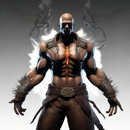 Gabriel from the game 'UltraKill', portrayed as the apostate of his hate. He is shown in his full power, radiating intimidating energy, and each detail of his character model conveys his powerful defiance.