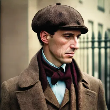 In the Sherlock Holmes series, the detective always wore a scarfpin to keep his tie perfectly in place.