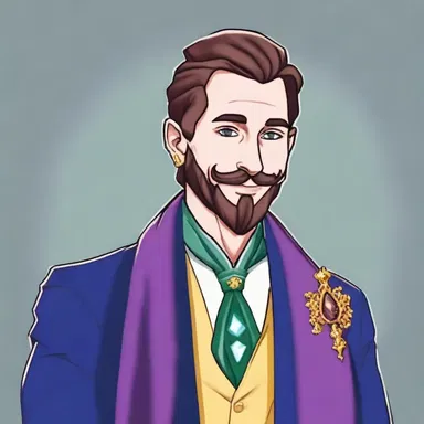 The royal magician wore a scarfpin adorned with an enchanted gemstone that granted him special powers.