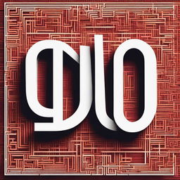 Generate an AI image of the word 'QUADWO SENZY' in a stylish and innovative font against an interesting background.