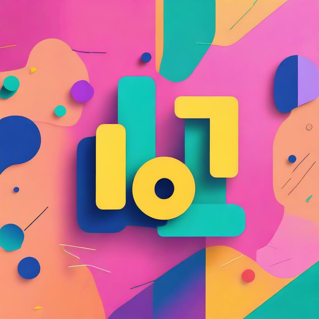 Create a visually appealing AI-generated image of the word 'SON' using an artistic and innovative font on a vibrant background.