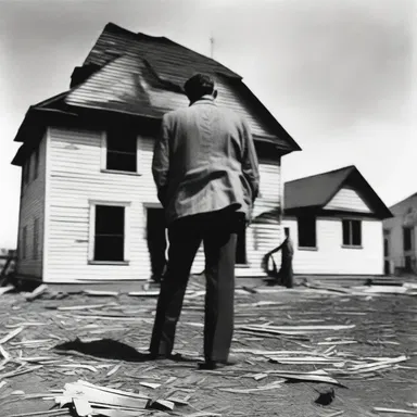 During the Great Depression, many individuals defaulted on their mortgage payments, leading to widespread economic hardships.