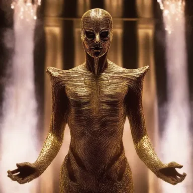 The dazzling special effects in the movie created a mesmerizing visual experience for the audience.