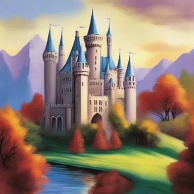 The writer's vivid descriptions painted a dazzling picture of the enchanting castle in the readers' minds.