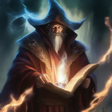 In the world of fantasy, the sorcerer possessed a dazzling power that could control the elements.