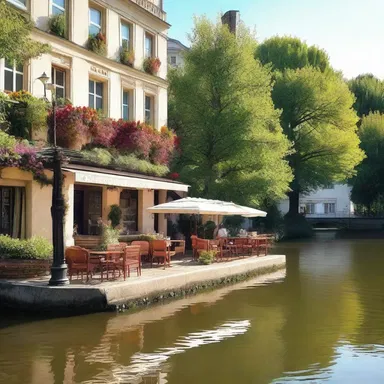 By the bye, have you ever been to that charming little cafe by the river?