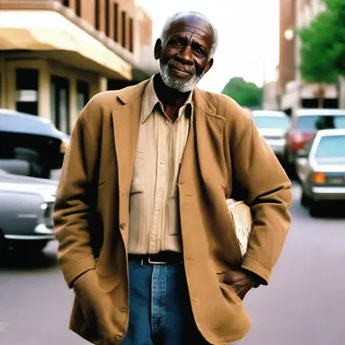The movie depicted a heartwarming story of a kind-hearted panhandler who eventually became a successful entrepreneur through the help of strangers.