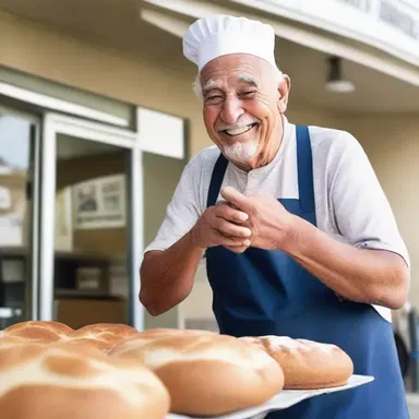 Why did the panhandler start a bakery? Because he kneaded dough!