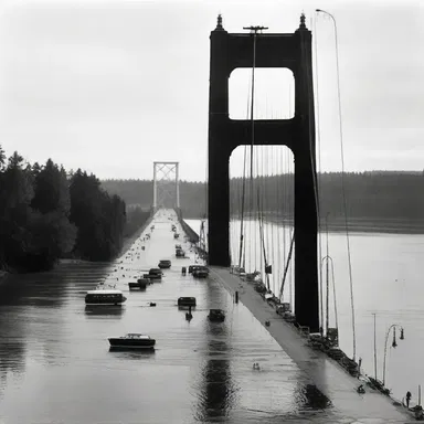 The collapse of the Tacoma Narrows Bridge in 1940 was attributed to a failure to account for the dead load.