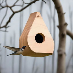 A modern swallow bird house