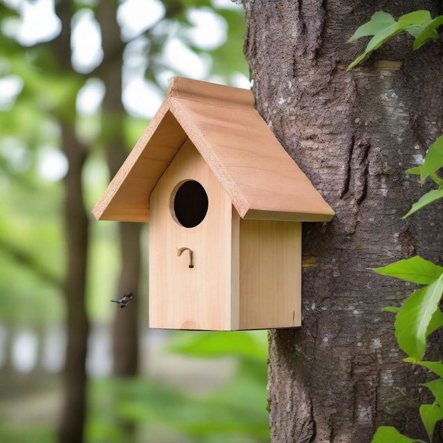 A modern swallow bird house