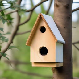 A modern swallow bird house