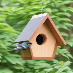 A modern swallow bird house