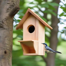 A modern swallow bird house