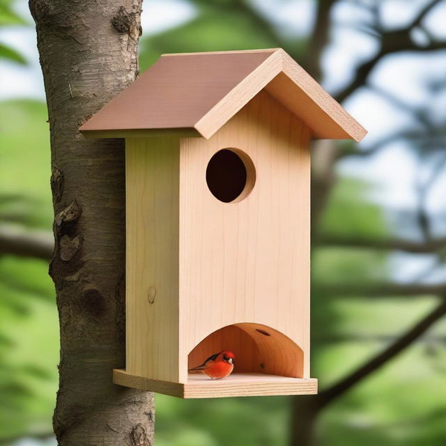 A modern swallow bird house