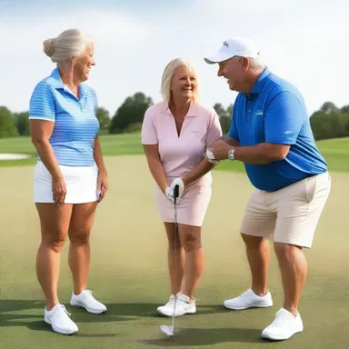 On their anniversary, the husband surprised his wife with a personalized golf club engraved with their names, symbolizing their shared passion for the sport.