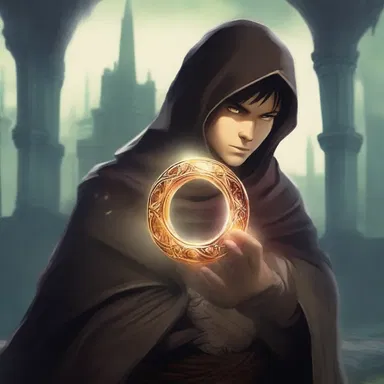 In the novel, the protagonist discovers a magical ring that is capable of rendering any evil force nilpotent when used in battle.