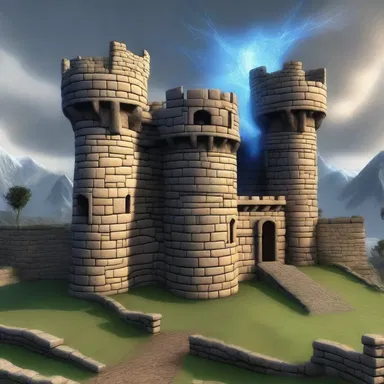The castle's defenses were improved with the addition of a magical force-field.