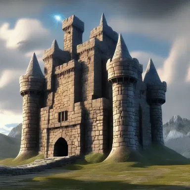 The castle's defenses were improved with the addition of a magical force-field.