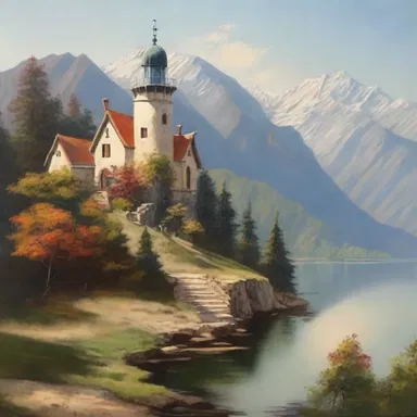 The artist used a new technique and improved the details in his painting.