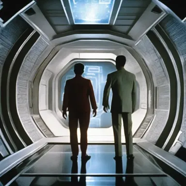 The improved technology in the science fiction movie allowed humans to travel to different dimensions.