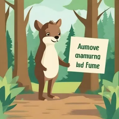 Why did the forest creature feel relieved? Because it saw a sign saying 'Improved land' and knew it was safe from tree-clearing!
