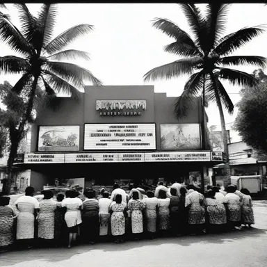 During the dry season, many people in tropical climates prefer going to the cinema to escape the scorching heat.
