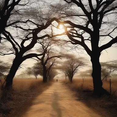 The dry season can bring a sense of eeriness, which makes it a perfect setting for horror stories and movies.