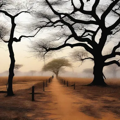 The dry season can bring a sense of eeriness, which makes it a perfect setting for horror stories and movies.