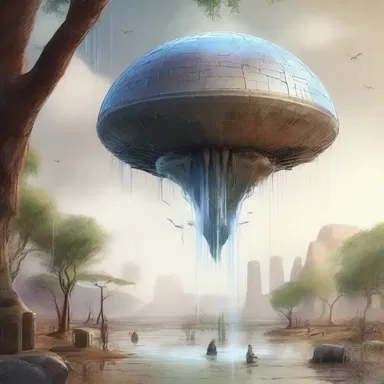 In a future where the dry season lasts for most of the year, humans have adapted by creating advanced technologies for water conservation in this science fiction novel.