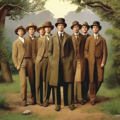 In the classic novel, a group of eight close friends formed a loyal octet, supporting each other through thick and thin.