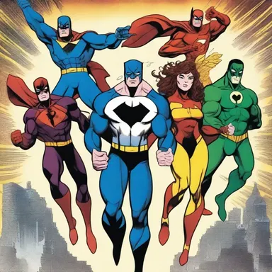 The graphic novel introduced a team of superheroes known as the Octet - each possessing unique powers.