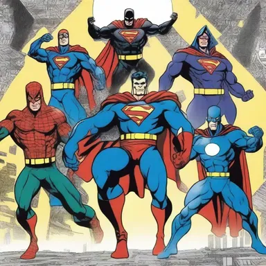 The graphic novel introduced a team of superheroes known as the Octet - each possessing unique powers.