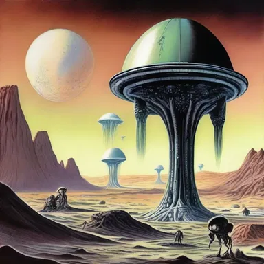 The science fiction novel explored the perfidiousness of an advanced alien species that pretended to be allies while secretly planning Earth's destruction.