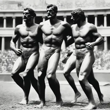 During the ancient Olympic Games, athletes would compete without any clothing, allowing them to sudate freely and cool down their bodies.