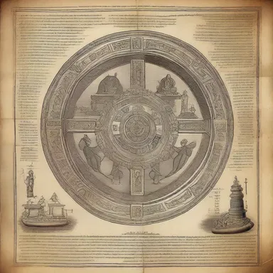 The sacred texts describe how the gods wharfed their divine vessels onto the shores of the mortal realm.