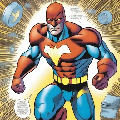 In the superhero comic, the protagonist had a high-tech fauld embedded with energy shields.