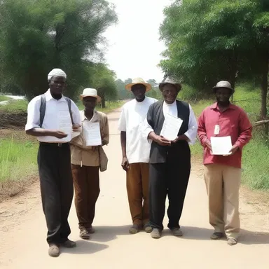 The roving preachers traveled from village to village, spreading the word of their faith.