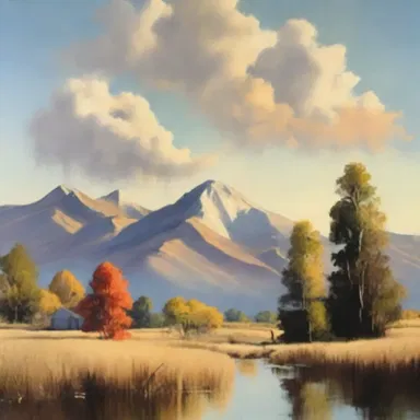The roving painter captured the beauty of different landscapes in their ever-changing brushstrokes.