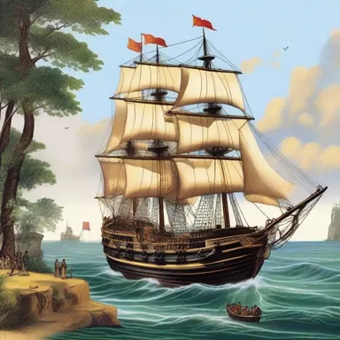 During the Age of Discovery, explorers like Christopher Columbus set sail on roving expeditions, navigating unknown territories in search of new lands.
