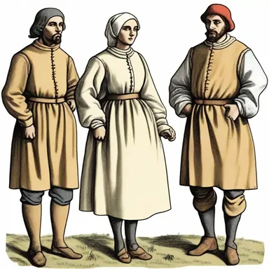 During the Middle Ages, the pilose clothing style was popular among European peasants.