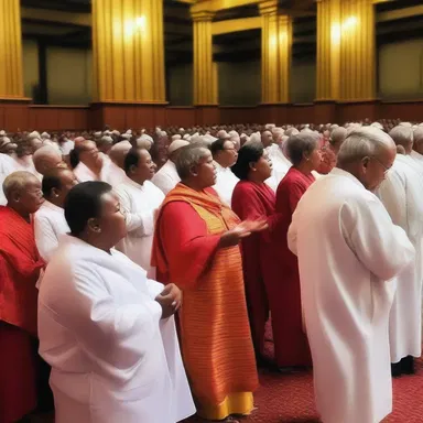 Despite their sincere efforts, the worshippers felt they had come short in their devotion to God.